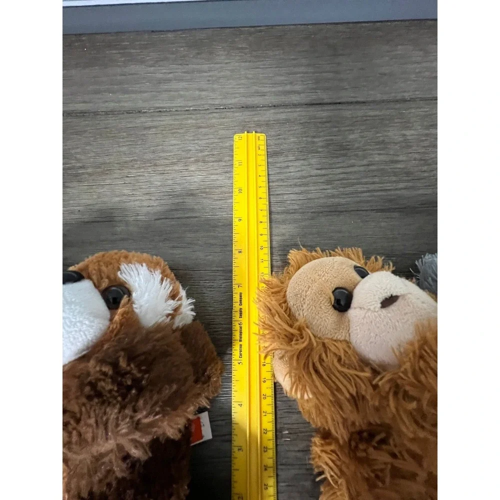 Wild Republic Arm Huggers Plush Set: Alligator, Frog, Red Panda Monkey and Sloth